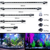 Ενυδρείο Φωτιστικό LED Φωτιστικό φυτών Grow Αδιάβροχο Φως Δεξαμενής Ψαριών 18-58CM Υποβρύχια Ενυδρεία Διακόσμηση Φωτισμός 220-240V 5730τσιπ