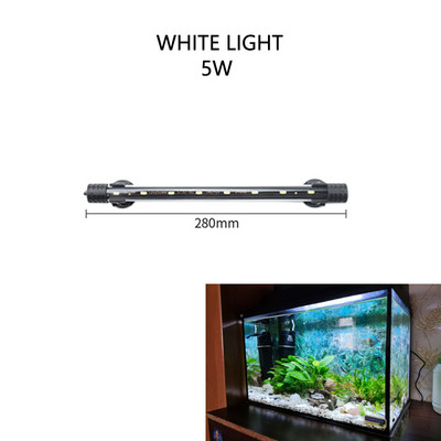 Ενυδρείο Φωτιστικό LED Φωτιστικό φυτών Grow Αδιάβροχο Φως Δεξαμενής Ψαριών 18-58CM Υποβρύχια Ενυδρεία Διακόσμηση Φωτισμός 220-240V 5730τσιπ