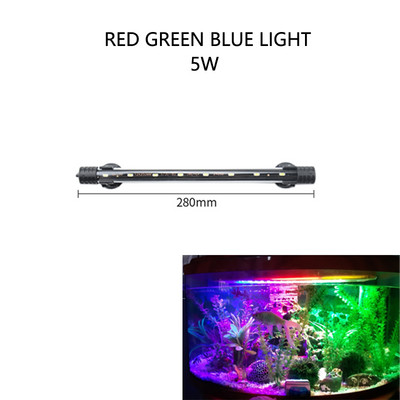 Ενυδρείο Φωτιστικό LED Φωτιστικό φυτών Grow Αδιάβροχο Φως Δεξαμενής Ψαριών 18-58CM Υποβρύχια Ενυδρεία Διακόσμηση Φωτισμός 220-240V 5730τσιπ