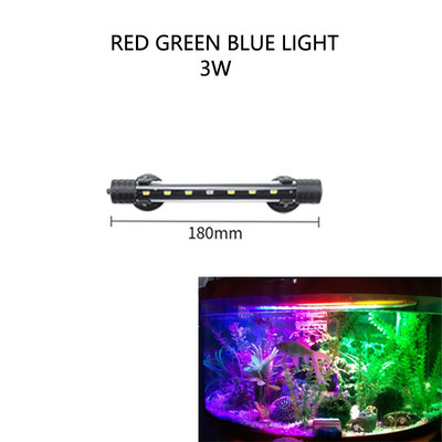Ενυδρείο Φωτιστικό LED Φωτιστικό φυτών Grow Αδιάβροχο Φως Δεξαμενής Ψαριών 18-58CM Υποβρύχια Ενυδρεία Διακόσμηση Φωτισμός 220-240V 5730τσιπ