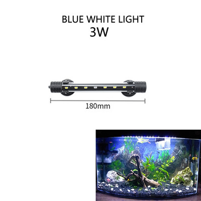 Ενυδρείο Φωτιστικό LED Φωτιστικό φυτών Grow Αδιάβροχο Φως Δεξαμενής Ψαριών 18-58CM Υποβρύχια Ενυδρεία Διακόσμηση Φωτισμός 220-240V 5730τσιπ
