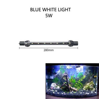 Ενυδρείο Φωτιστικό LED Φωτιστικό φυτών Grow Αδιάβροχο Φως Δεξαμενής Ψαριών 18-58CM Υποβρύχια Ενυδρεία Διακόσμηση Φωτισμός 220-240V 5730τσιπ