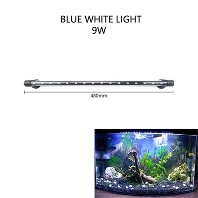 Ενυδρείο Φωτιστικό LED Φωτιστικό φυτών Grow Αδιάβροχο Φως Δεξαμενής Ψαριών 18-58CM Υποβρύχια Ενυδρεία Διακόσμηση Φωτισμός 220-240V 5730τσιπ