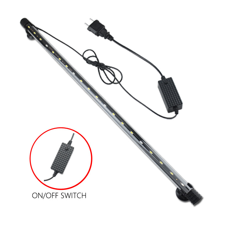 Ενυδρείο Φωτιστικό LED Φωτιστικό φυτών Grow Αδιάβροχο Φως Δεξαμενής Ψαριών 18-58CM Υποβρύχια Ενυδρεία Διακόσμηση Φωτισμός 220-240V 5730τσιπ