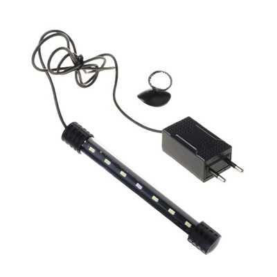 Iegremdējams akvārija apgaismojums zemūdens zivju tvertnēm LED gaisma ar piesūcekni, ūdensnecaurlaidīgs apgaismojuma stienis 6,7 collas