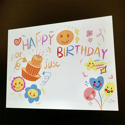 Lampă de proiecție Ins La mulți ani Lumini de noapte Accesorii foto creative Proiector de lumină Decor pentru petreceri Lampă de atmosferă Cadou de aniversare