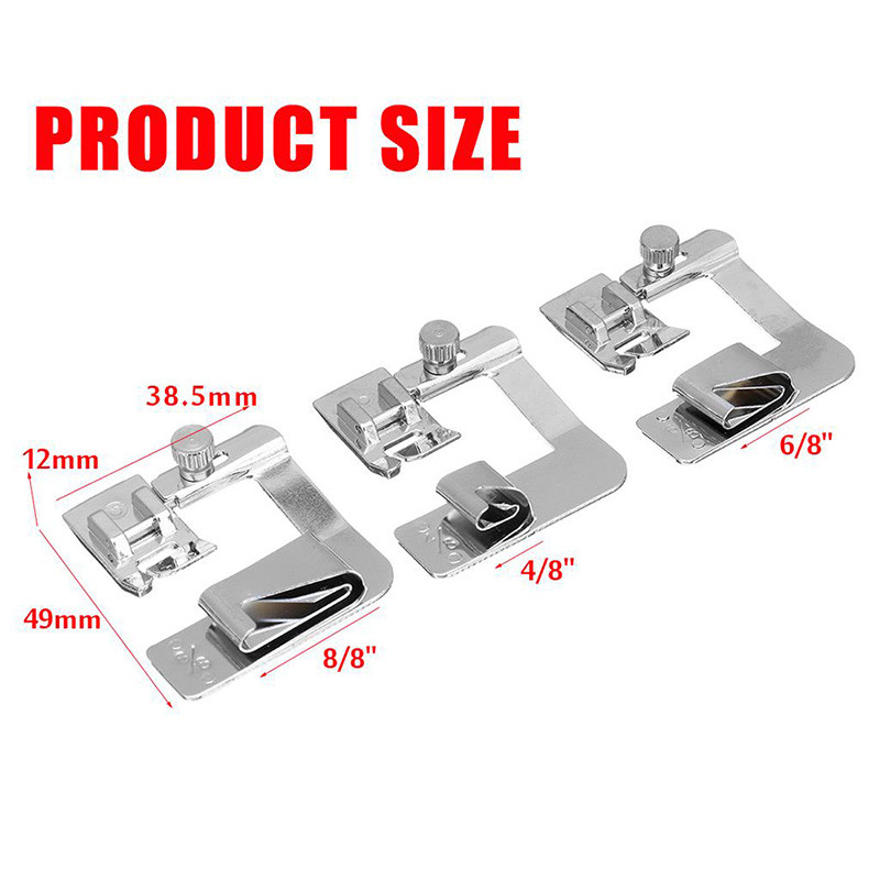 1 / 3buc Preser Picior Laminat tiv Picioare Mașină de cusut casă 4/8 8/8 6/8 pentru mașină de cusut cu tijă joasă