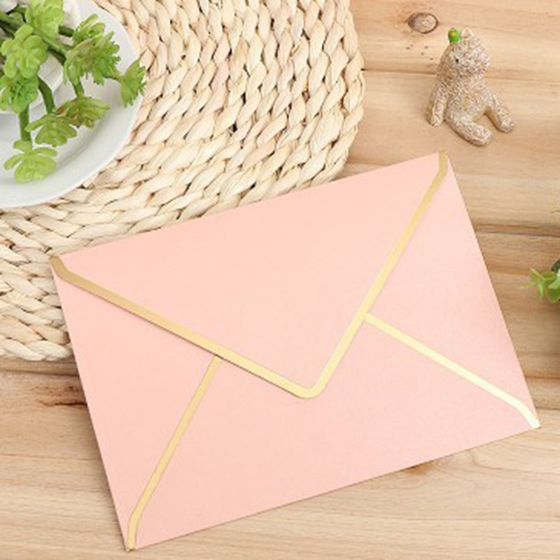 10db/szett üreges papír borítékok Esküvői meghívó kártya csomag tasakok Üzleti meghívó borítékok / ajándék borítékok táskák