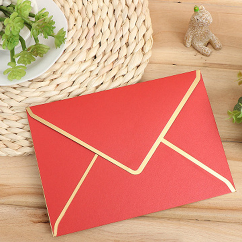 10db/szett üreges papír borítékok Esküvői meghívó kártya csomag tasakok Üzleti meghívó borítékok / ajándék borítékok táskák