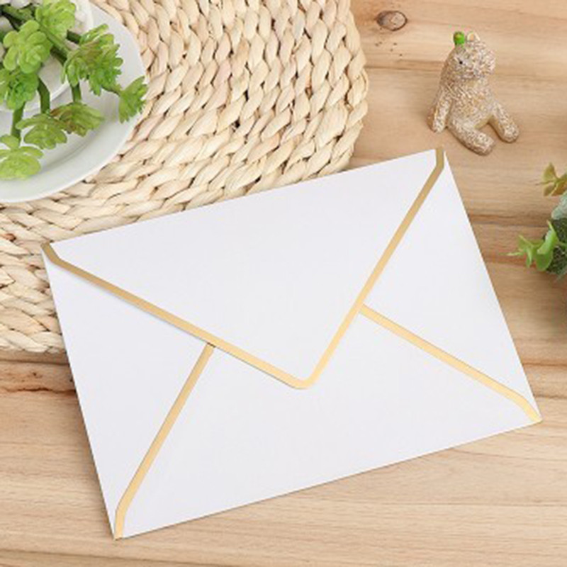 10db/szett üreges papír borítékok Esküvői meghívó kártya csomag tasakok Üzleti meghívó borítékok / ajándék borítékok táskák