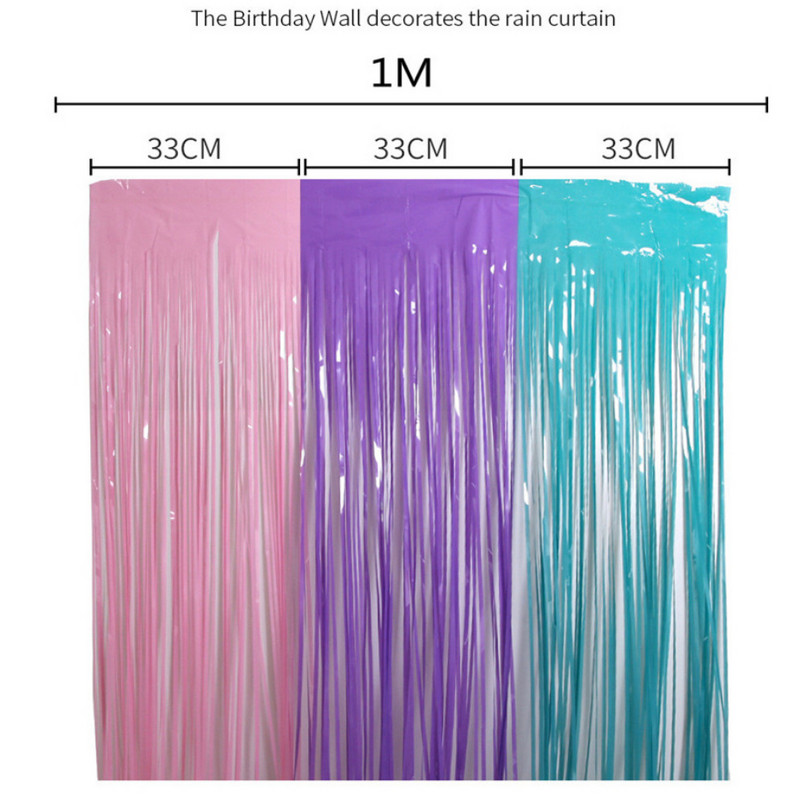 1x2 m-es buli Macaron függöny dekoráció babakiállítás lányoknak, gyerekeknek születésnapi Halloween fotó kellékei háttér dekoráció
