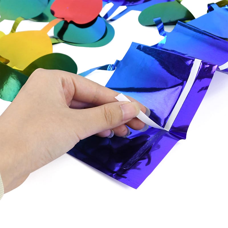 Daudzkrāsains lietus zīda aizkars dzimšanas dienas ballītes fona dekors Kāzu bērnu dušas mirdzošais aizkars meiteņu ballītei, DIY dekorācija