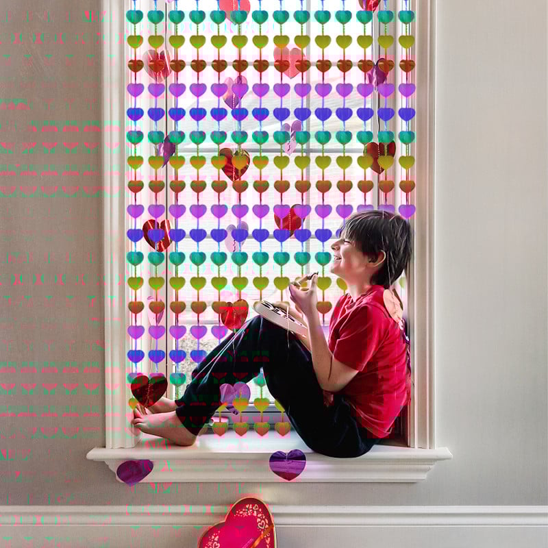 Daudzkrāsains lietus zīda aizkars dzimšanas dienas ballītes fona dekors Kāzu bērnu dušas mirdzošais aizkars meiteņu ballītei, DIY dekorācija