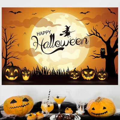 Halloween hátterek éjszakai telihold komor erdő temető fotózás Háttér Borzalmas temető kísérteties buli fotó háttér