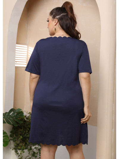 Moteriškas trumpas A formos sijonas su blizgučiais, siuvinėtas banguotu briaunu, degintomis gėlėmis, plius dydžio moteriška vakarėlio suknelė