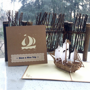 Uznirstoša panorāmas rata dāvanu kartīte 3D apsveikuma kartīte dzimšanas dienā māmiņām Tēva dienas izlaiduma kāzu jubilejas kartīte