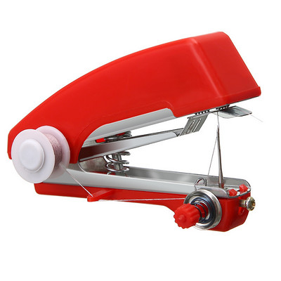 1 τμχ Μικρή Ραπτομηχανή Μίνι Πολυλειτουργική Φορητή Μηχανή Ραπτικής Εγχειρίδιο Αρχική Ταξίδι Εύχρηστα Εργαλεία Χειροτεχνίας Κεντήματος