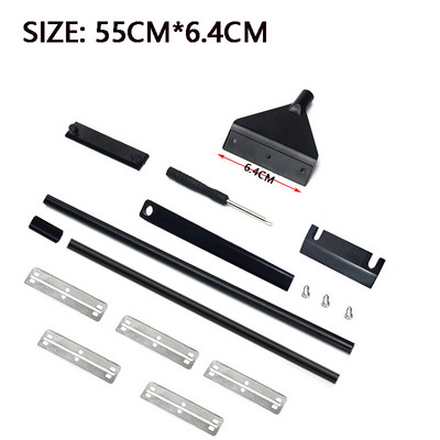 Akvārija tīrīšanas rīks zivju tvertnes plakana smilšu aļģu noņemšanai divējāda lietojuma stikla aļģu noņemšanas skrāpis mājsaimniecības tīrīšanas līdzekļu rīks