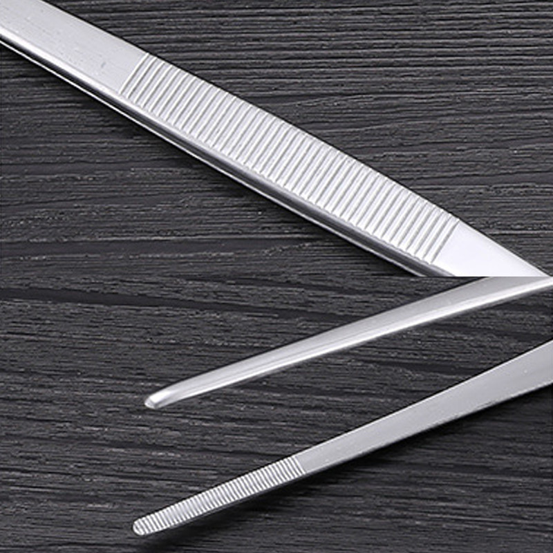 1 vnt. Itin storas akvariumo nerūdijančio plieno pincetas Tiesus koralinio vandens žolės gnybtas naminių krevečių rifų pincetai žuvų bako valiklis