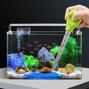 30 мл инструмент за почистване на аквариум пипета аквариум сифон помпа смяна на вода Аксесоари за аквариум с удължителна тръба четири цвята