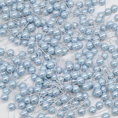 50-300 gab. Pērļu putekšņlapas Mākslīgie ziedi Mazas Ogas Ķirsis Kāzu ballītei Dāvanu kastīte Ziemassvētku vainags Mājas rotājumi