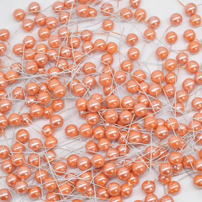 50-300 gab. Pērļu putekšņlapas Mākslīgie ziedi Mazas Ogas Ķirsis Kāzu ballītei Dāvanu kastīte Ziemassvētku vainags Mājas rotājumi