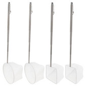 Zivju tīkla tvertne ar regulējamu 5–15 collu garu rokturi Mazs akvārija tīkls Zelta zivtiņas tīkla dīķa tīkla garneles mazam dīķim un baseinam