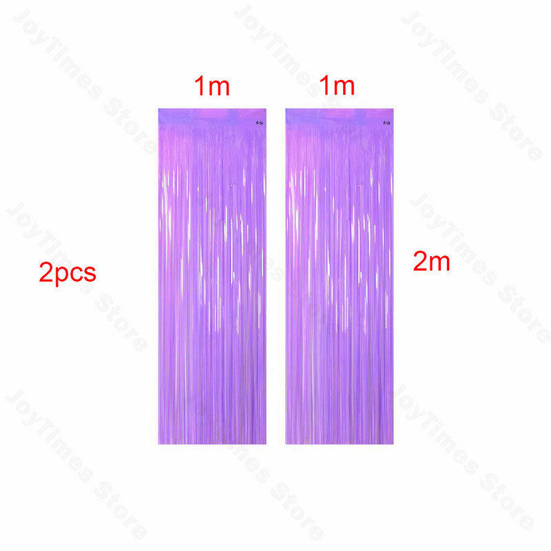 2 csomag Neon hátterű függöny Neon Macaron születésnapi talmi lézerfólia függöny esküvői születésnapi csíkos háttérparti dekorációhoz