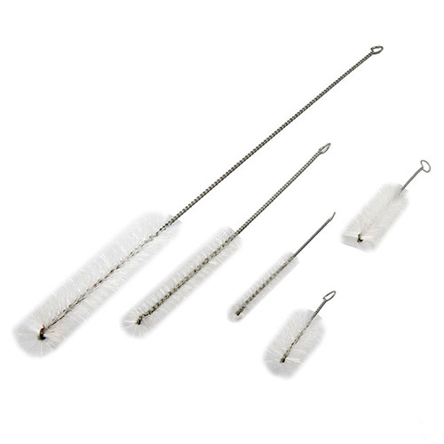 5db szett rozsdamentes puha hajszívó üvegcső tisztító kefék nejlon palack akvárium csőkefe háztartási tisztítóeszközök