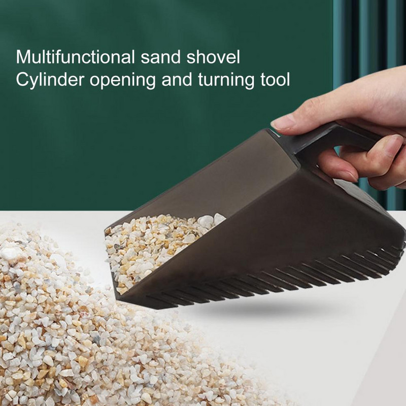 Funkcionális lapát üreges rozsdagátló homoklapát Akváriumi kavicsos homoklapát