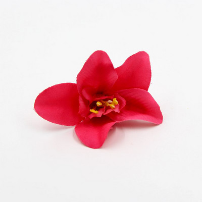10/20/30 buc. Cap de floare de mătase de orhidee artificială 7,5 cm pentru decorarea casei de nuntă DIY coroană cadou Scrapbooking Artizanat floare falsă
