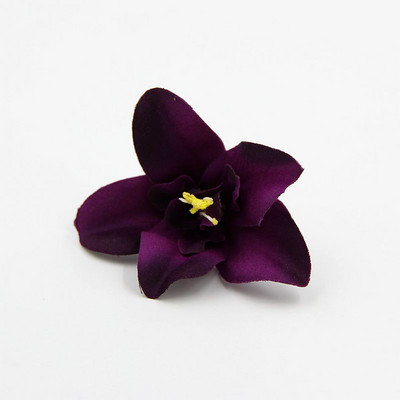 10/20/30 buc. Cap de floare de mătase de orhidee artificială 7,5 cm pentru decorarea casei de nuntă DIY coroană cadou Scrapbooking Artizanat floare falsă