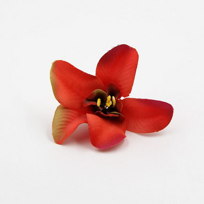 10/20/30 buc. Cap de floare de mătase de orhidee artificială 7,5 cm pentru decorarea casei de nuntă DIY coroană cadou Scrapbooking Artizanat floare falsă