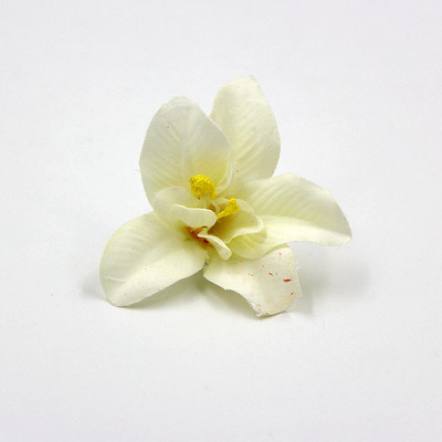 10/20/30 buc. Cap de floare de mătase de orhidee artificială 7,5 cm pentru decorarea casei de nuntă DIY coroană cadou Scrapbooking Artizanat floare falsă