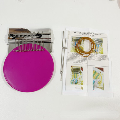 Barkácsolás ruházati varrógép farmer ruhafonó foltozó gép mini szövőszék Mender kézzel készített szövés kötés textil készlet eszközök