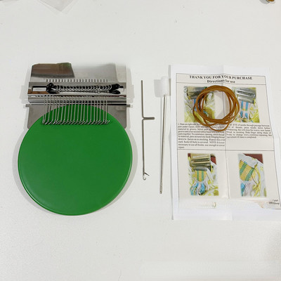 Barkácsolás ruházati varrógép farmer ruhafonó foltozó gép mini szövőszék Mender kézzel készített szövés kötés textil készlet eszközök