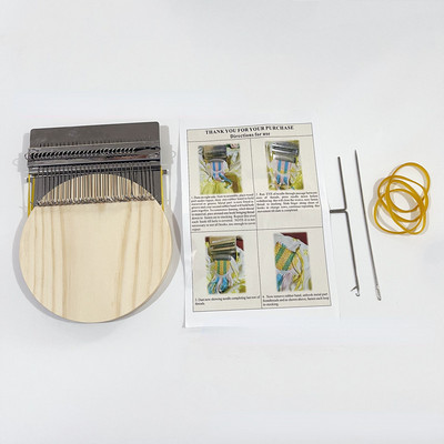 Barkácsolás ruházati varrógép farmer ruhafonó foltozó gép mini szövőszék Mender kézzel készített szövés kötés textil készlet eszközök