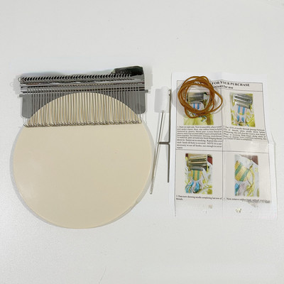 Barkácsolás ruházati varrógép farmer ruhafonó foltozó gép mini szövőszék Mender kézzel készített szövés kötés textil készlet eszközök