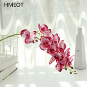 Suured 3D 11/7 peaga PVC kunstlilled Orhidee Phalaenopsis Potitaimed Haljastus Pulmad Lilleseade Kodukaunistus