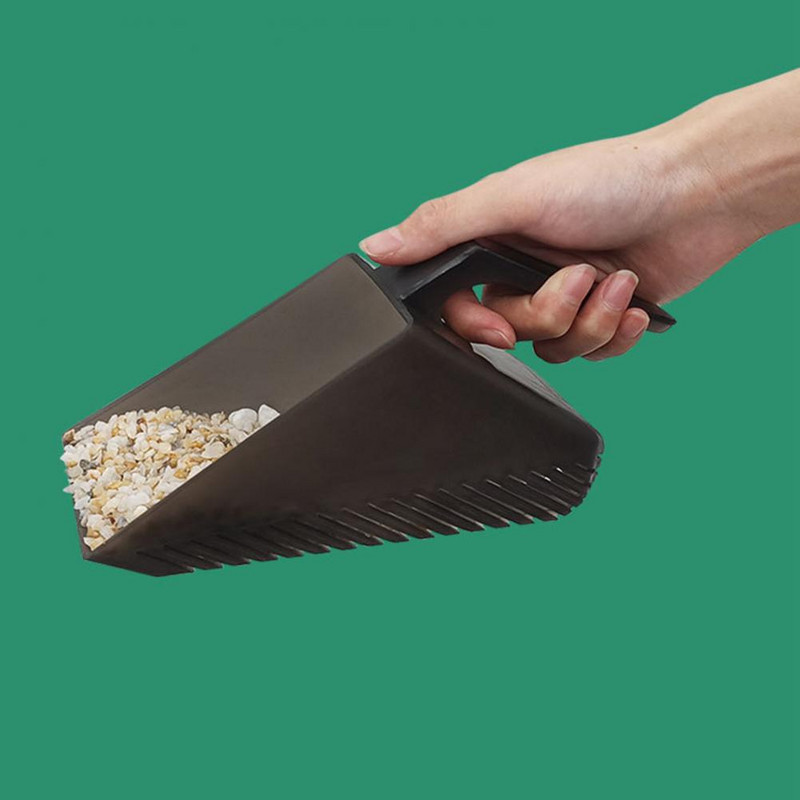 Lopată pentru acvariu, robustă, confortabilă, cu pietriș pentru acvariu, lopată de nisip, accesoriu pentru acvariu, linguriță de nisip, lopată de nisip