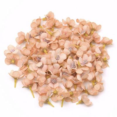 50 gab. Daudzkrāsains margrietiņas ziedu galva Mini zīda mākslīgais zieds kāzu saderināšanās ballītei mājas dekorēšanai DIY Garland galvassega