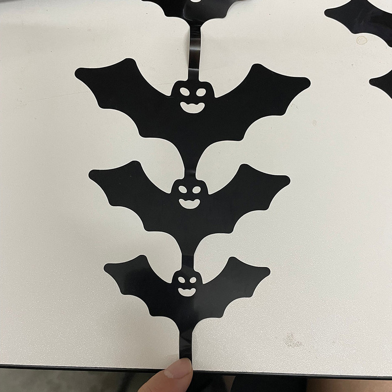 1gb Helovīna ballīšu rotājumi Melni sikspārņu aizkari Foto kabīnes rekvizīti Sikspārņi Helovīna dzimšanas dienas fons bērniem pieaugušajiem