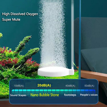 1 τεμ 35/50/80 χιλιοστά Δεξαμενή ψαριών Ενυδρείο Air Stone Oxygen Aerator Increasing Air Bubble Pond Pump Hydroponic Oxygen Accessories Great