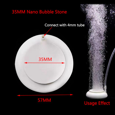 1db 35/50/80 mm-es akvárium akvárium légköves oxigén levegőztető légbuborékos tószivattyú hidroponikus oxigéntartozékok nagyszerűek