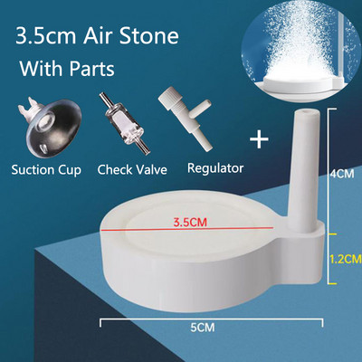 1db 35/50/80 mm-es akvárium akvárium légköves oxigén levegőztető légbuborékos tószivattyú hidroponikus oxigéntartozékok nagyszerűek