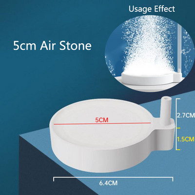 1db 35/50/80 mm-es akvárium akvárium légköves oxigén levegőztető légbuborékos tószivattyú hidroponikus oxigéntartozékok nagyszerűek