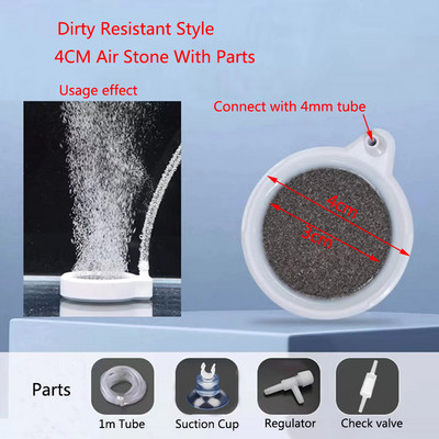 1db 35/50/80 mm-es akvárium akvárium légköves oxigén levegőztető légbuborékos tószivattyú hidroponikus oxigéntartozékok nagyszerűek