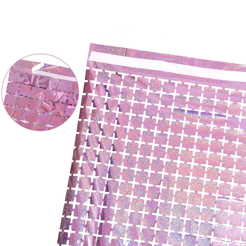 Új háttérparti csillogó függöny Photo Zone születésnapi dekoráció esküvői dekoráció karácsonyi talmi csillogó fólia háttérfüggöny