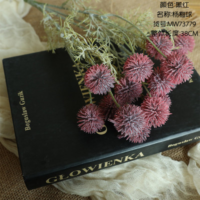 Új Bogyógolyó ág műanyag Művirágok Esküvő Otthon nappali dekoráció plantas mesterségeses