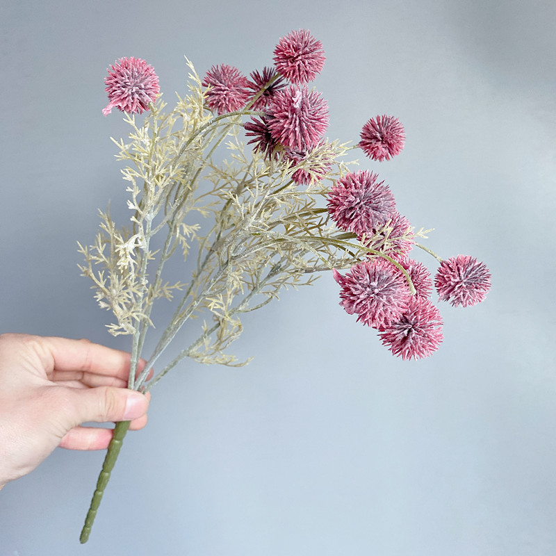 Új Bogyógolyó ág műanyag Művirágok Esküvő Otthon nappali dekoráció plantas mesterségeses